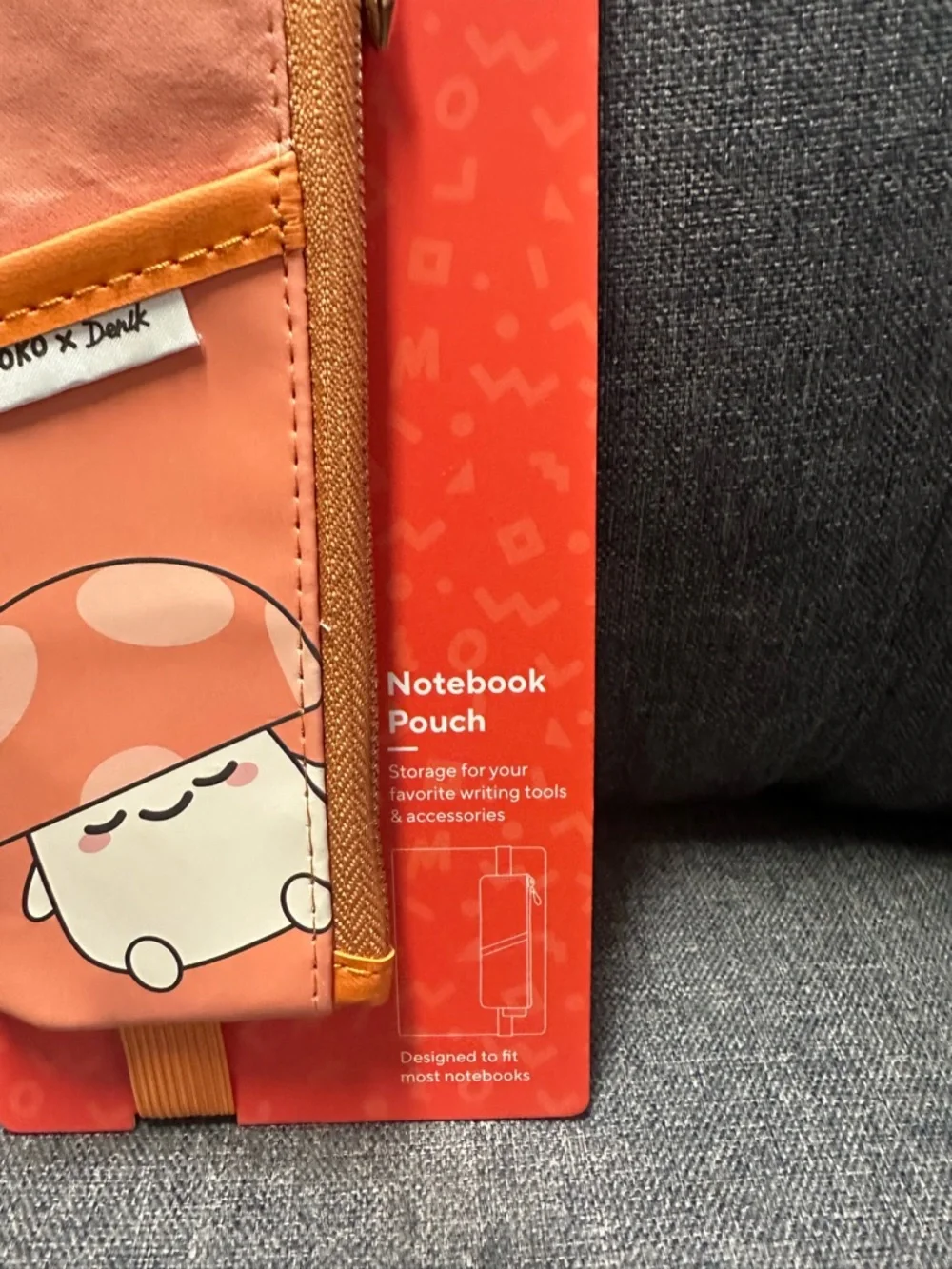 SMOKO x Denik Kai Mushroom Banded Pencil Pouch